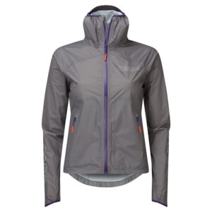 OC162 Halo Jacket W WITH POCKETS Grey Hood Down Front