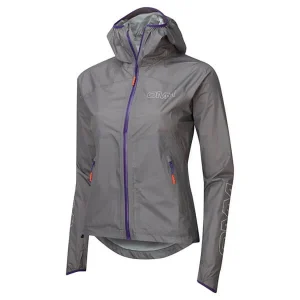 OC162 Halo Jacket W WITH POCKETS Grey Hood Down Angle