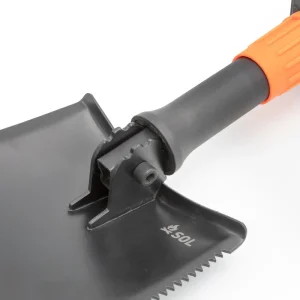 Packable Field Shovel serrated edge detail