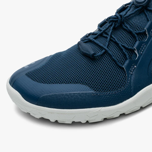 vivobarefoot primus trail ii fg womens barfodssko kvinder insignia blue close up front